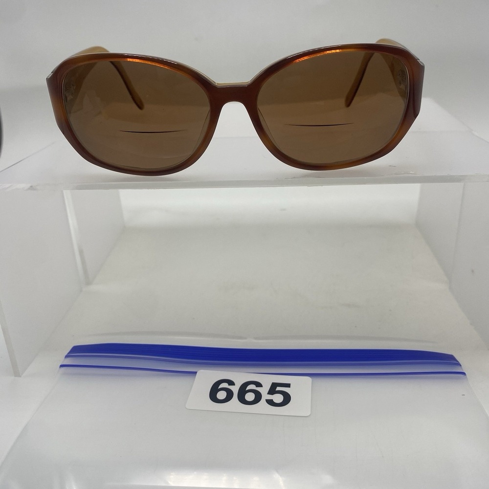 Liz Claiborne Sunglasses Women FRAME ONLY L524/S Oval 130 Brown 665 - Picture 16 of 16
